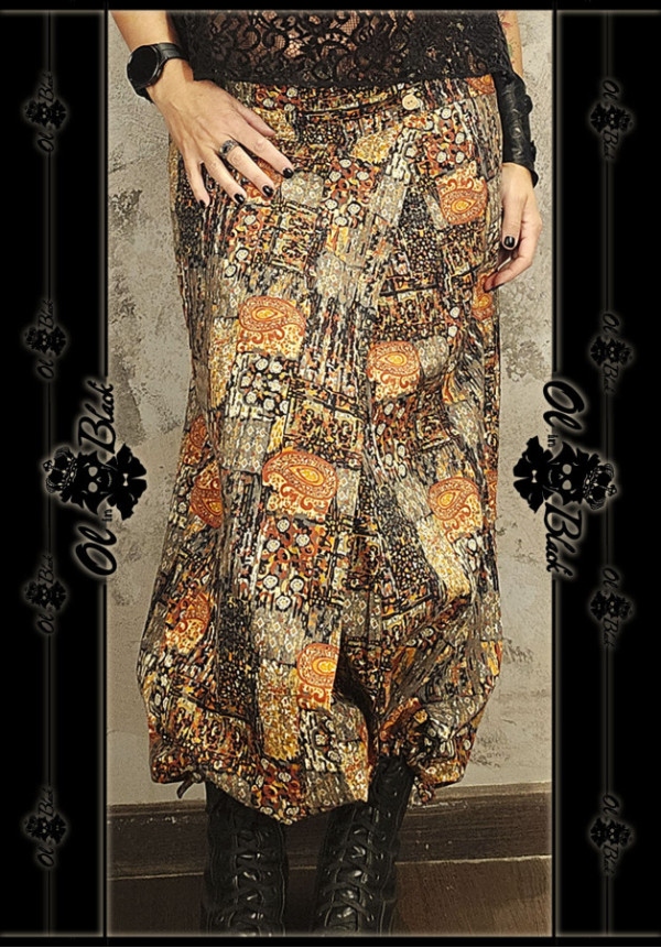 PANTALON BOHEM. T. BAJO ESTMPADO