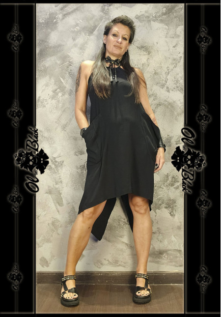 VESTIDO MIDI ASIMÉTRICO
