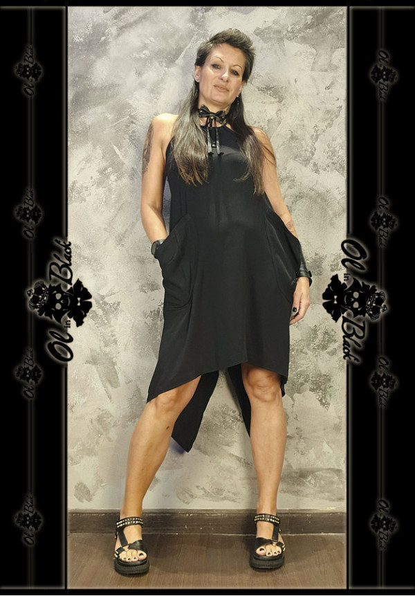 VESTIDO MIDI ASIMÉTRICO