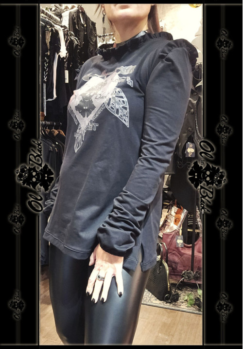 CAMISETA FLECHAS CORAZÓN MANGA LARGA 