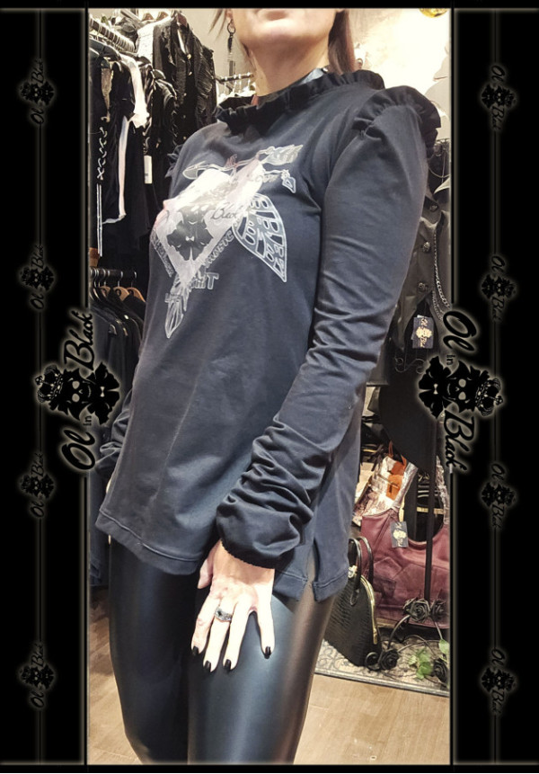 CAMISETA FLECHAS CORAZÓN MANGA LARGA 