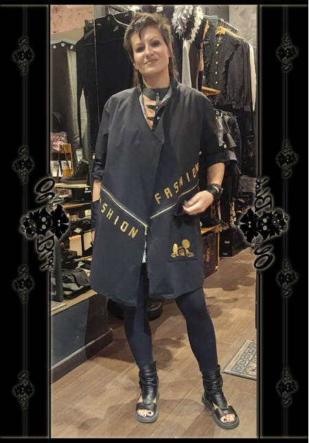 CHAQUETÓN FASHION NEGRO