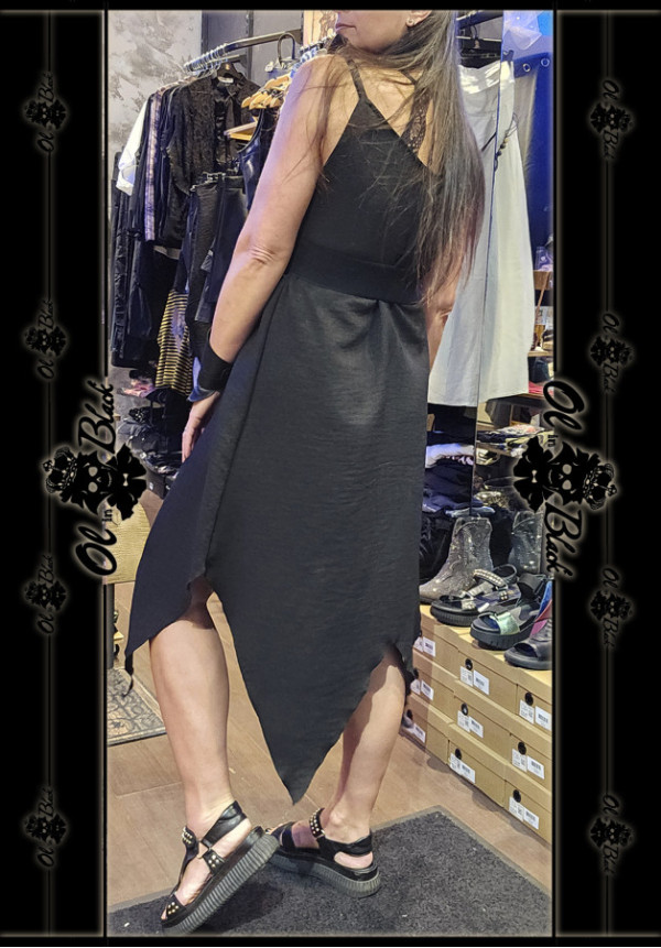 VESTIDO TIRANTES LIGERO LARGO PICOS