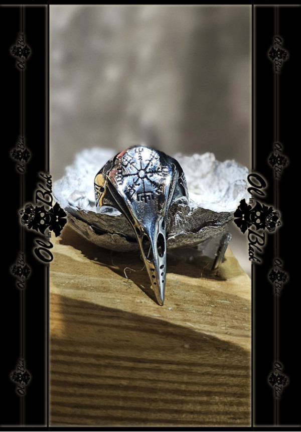 ANILLO CALAVERA CUERVO