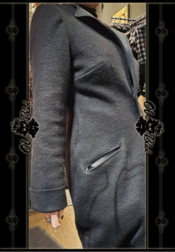 ABRIGO DE PAÑO LANA PURA