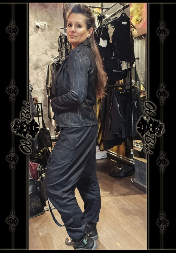 CHAQUETA RAYAS BOLSILLOS