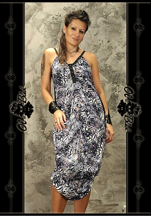 VESTIDO TIRANTES CREPE FLUIDO CON ESTAMPADO