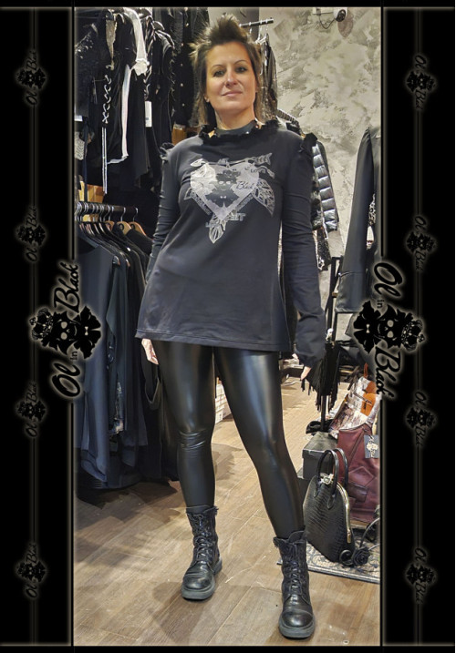 CAMISETA FLECHAS CORAZÓN MANGA LARGA 