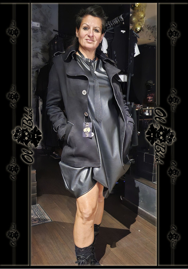 ABRIGO TRENCHCOAT EFECTO ANTE ABRIGO TRENCHCOAT EFECTO ANTE