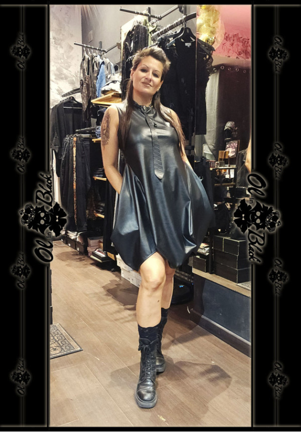 VESTIDO TULIPA POLIPIEL