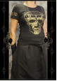 CAMISETA CALAVERA STRASS