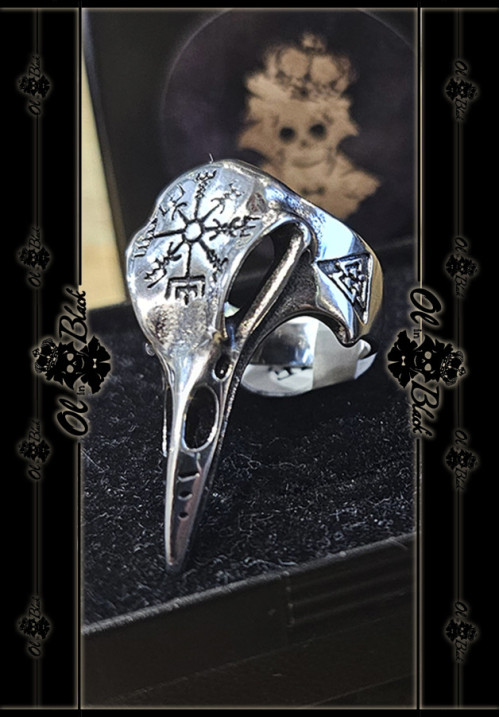 ANILLO CALAVERA CUERVO