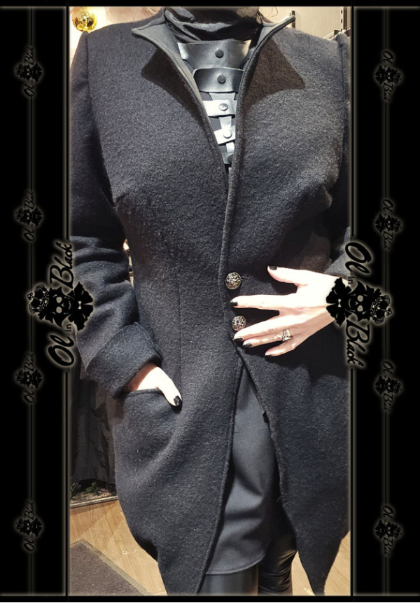 ABRIGO DE PAÑO LANA PURA