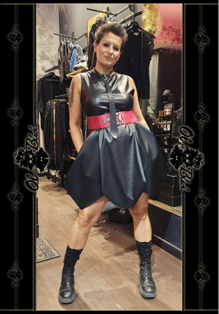 VESTIDO TULIPA POLIPIEL