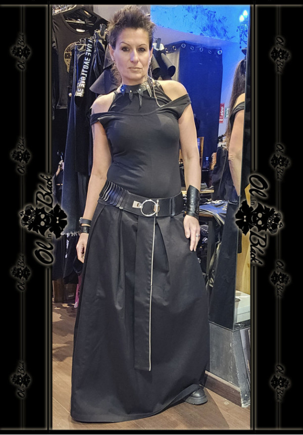 FALDA LARGA CREMALLERAS