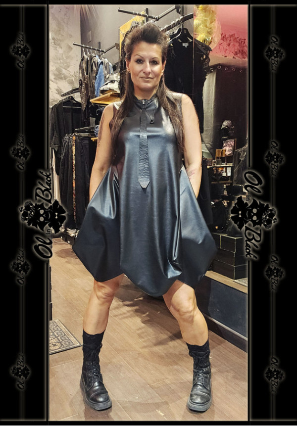 VESTIDO TULIPA POLIPIEL