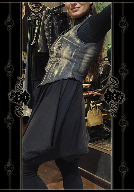 CHALECO RUSTY-DENIM BOTONES 