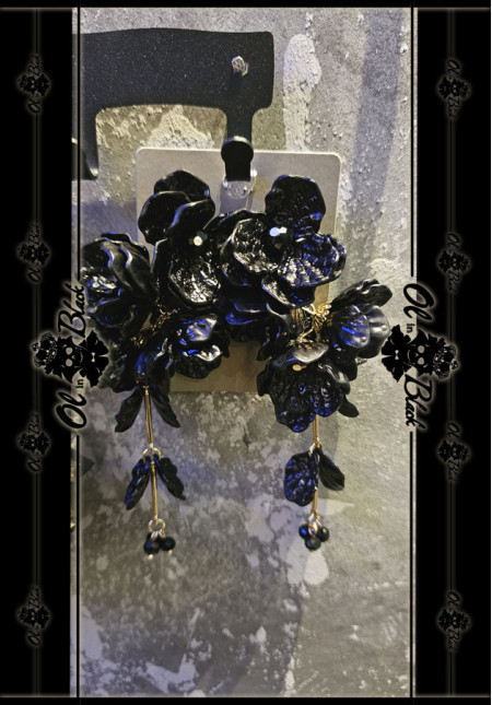 PENDIENTES FLORES RESINA XL