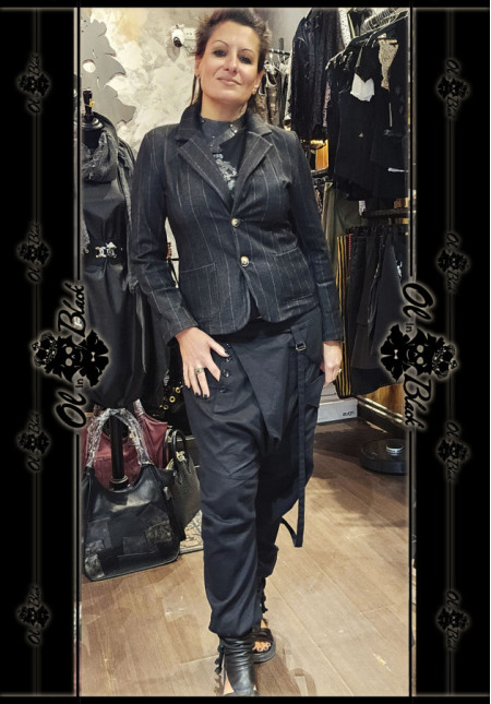 CHAQUETA RAYAS BOLSILLOS