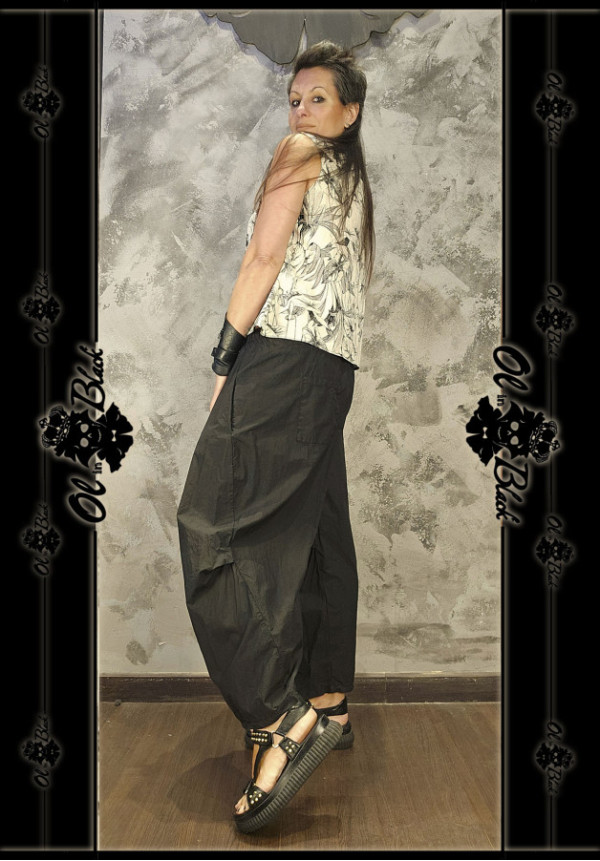 BLUSA FLORAL DE LINO Y VISCOSA