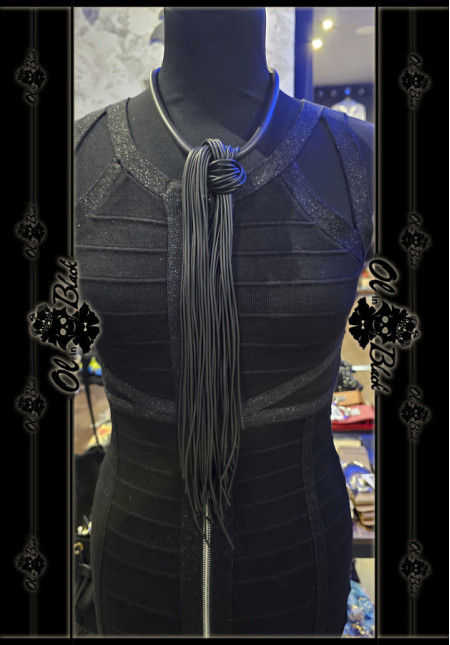 COLLAR IMAN GOMA NUDO