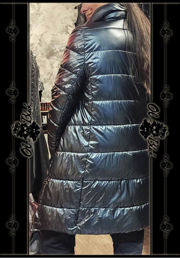 PLUMIFERO VERDE AZULADO CON BOLSILLOS