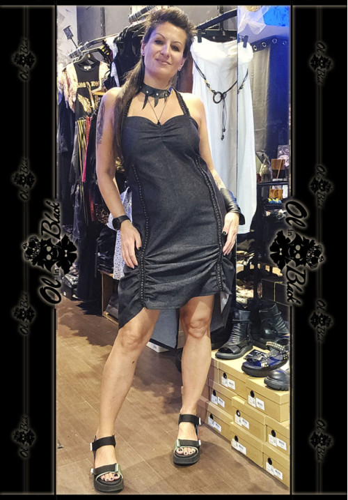 VESTIDO ROMÁNTICO DENIM