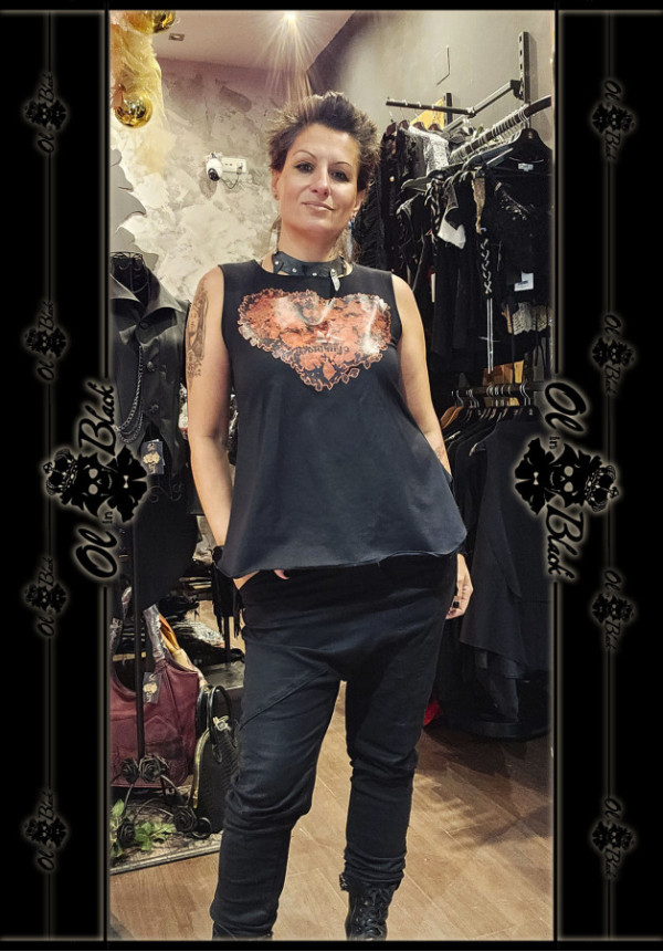 CAMISETA SIN MANGAS CORAZÓN