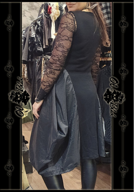 VESTIDO MIDI SIN MANGAS TEXTURAS