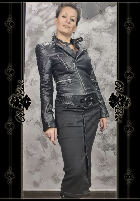 CAZADORA EFECTO PIEL