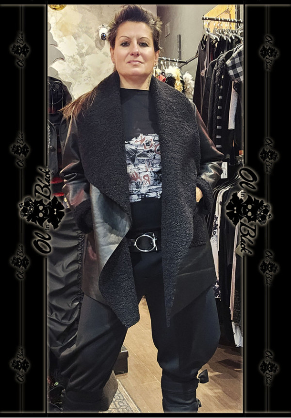 ABRIGO POLIPIEL Y BORREGUITO