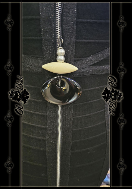 COLLAR LARGO COLGANTES CUENTAS