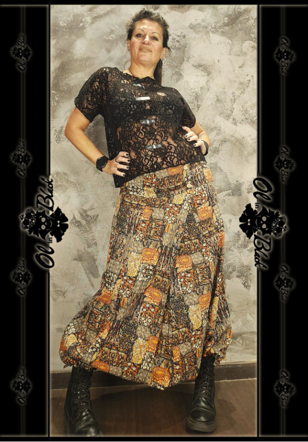 PANTALON BOHEM. T. BAJO ESTMPADO