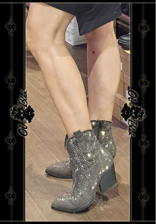 BOTA DENIM STRASS