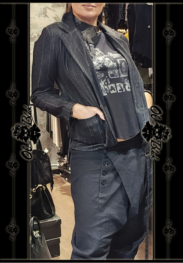 CHAQUETA RAYAS BOLSILLOS