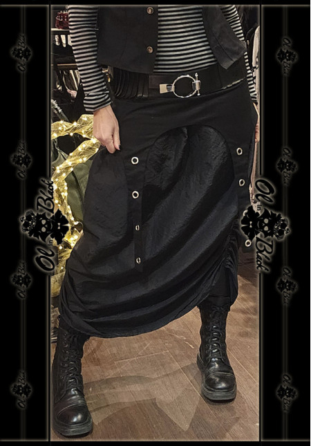 FALDA LARGA DRAP OJALES