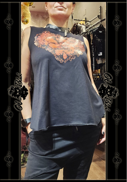 CAMISETA SIN MANGAS CORAZÓN