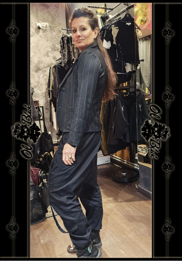 CHAQUETA RAYAS BOLSILLOS