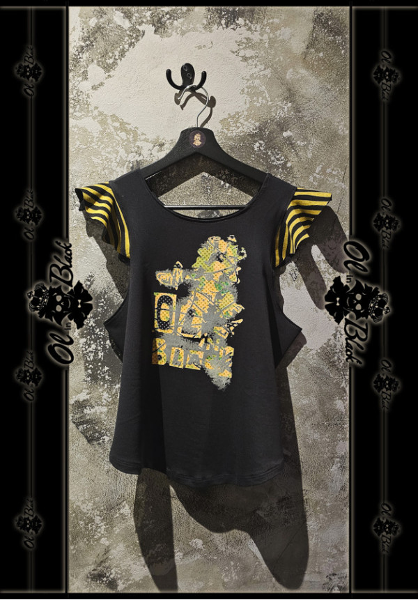 CAMISETA VOLANTES AMARILLOS CAMISETA VOLANTES AMARILLOS