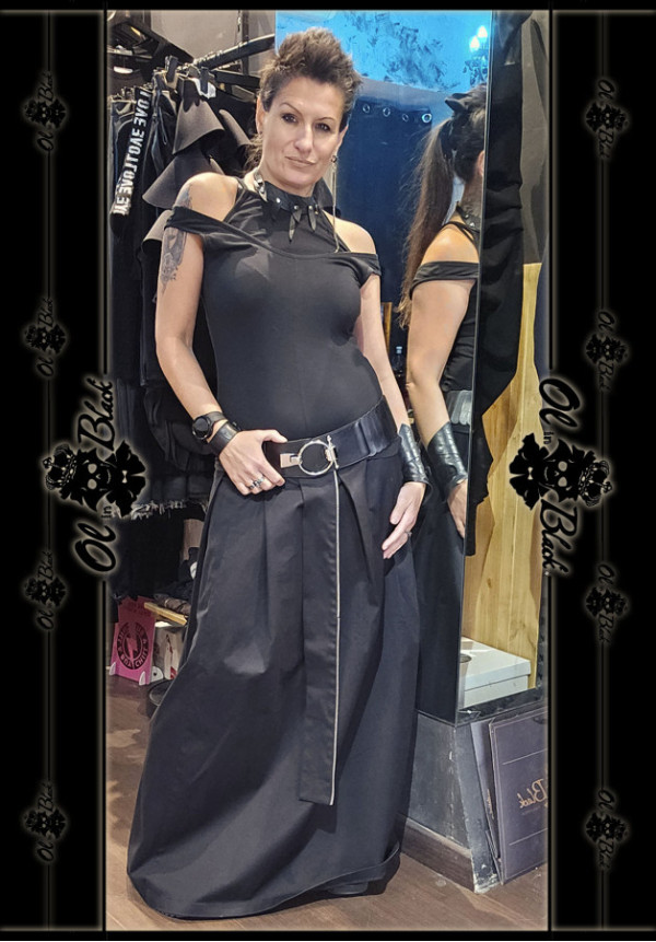 FALDA LARGA CREMALLERAS