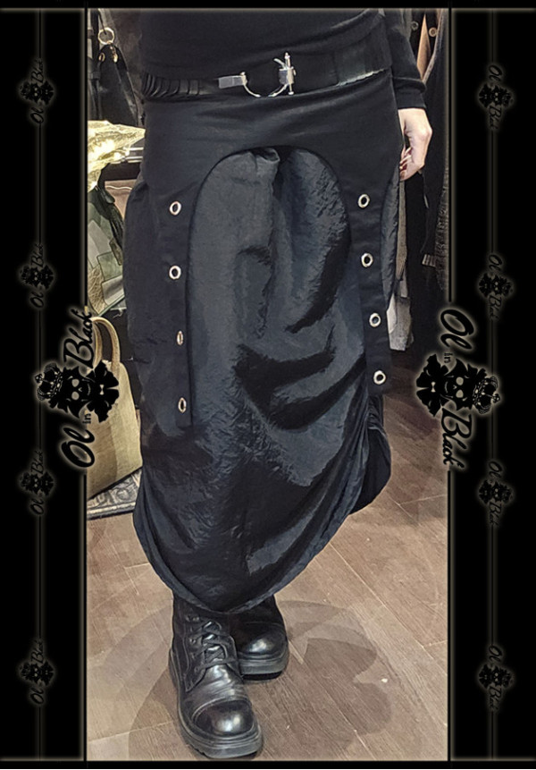 FALDA LARGA DRAP OJALES