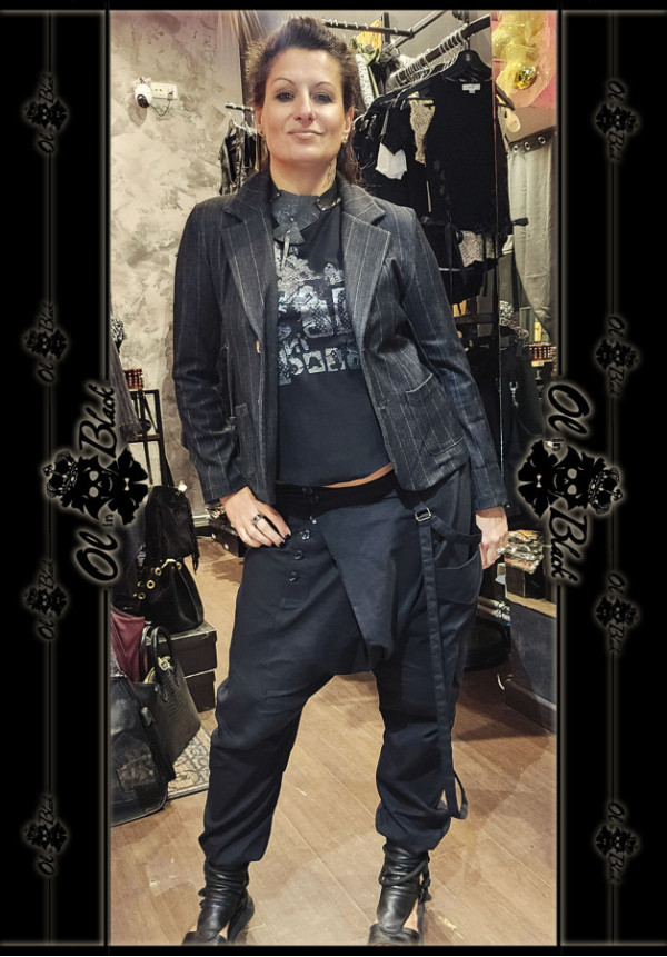 CHAQUETA RAYAS BOLSILLOS