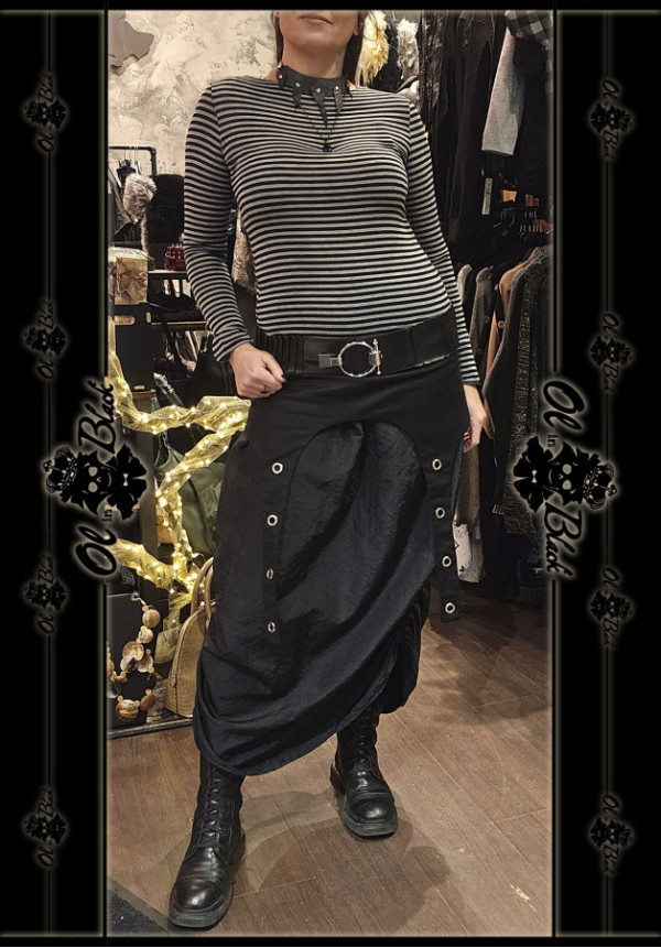 CAMISETA FINA RAYAS MEZCLA CACHEMIRA M.L.