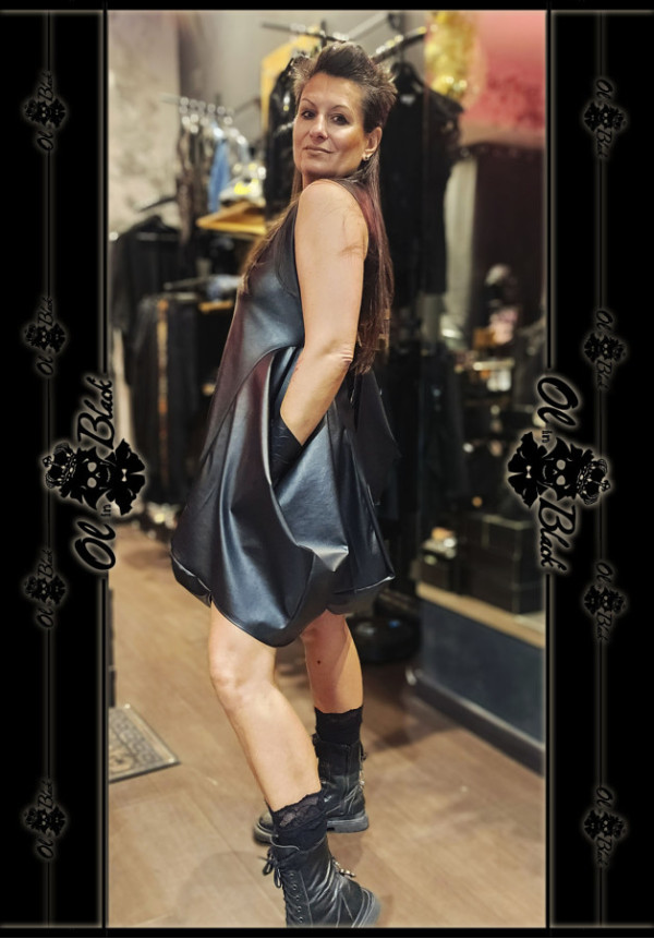 VESTIDO TULIPA POLIPIEL