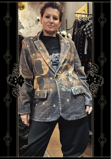 BLAZER ESTAMPADO BOUCLÉ TU