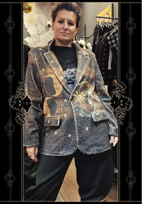 BLAZER ESTAMPADO BOUCLÉ TU