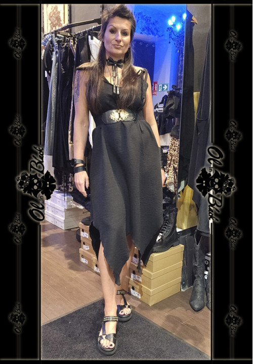 VESTIDO TIRANTES LIGERO LARGO PICOS