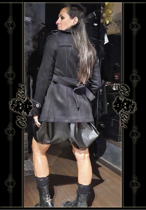 ABRIGO TRENCHCOAT EFECTO ANTE ABRIGO TRENCHCOAT EFECTO ANTE