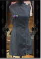 VESTIDO DENIM LOVE + CREMALLERA LATERAL