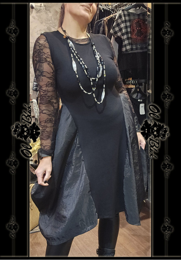 VESTIDO MIDI SIN MANGAS TEXTURAS